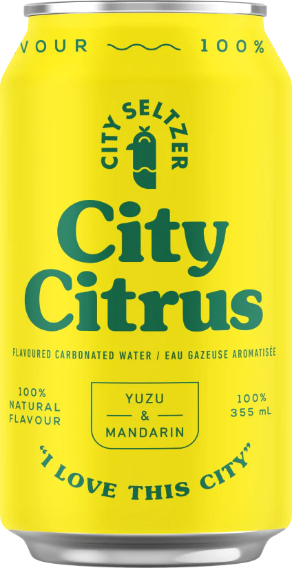 City Seltzer Sparkling Water (24x355ml) - Wholesale