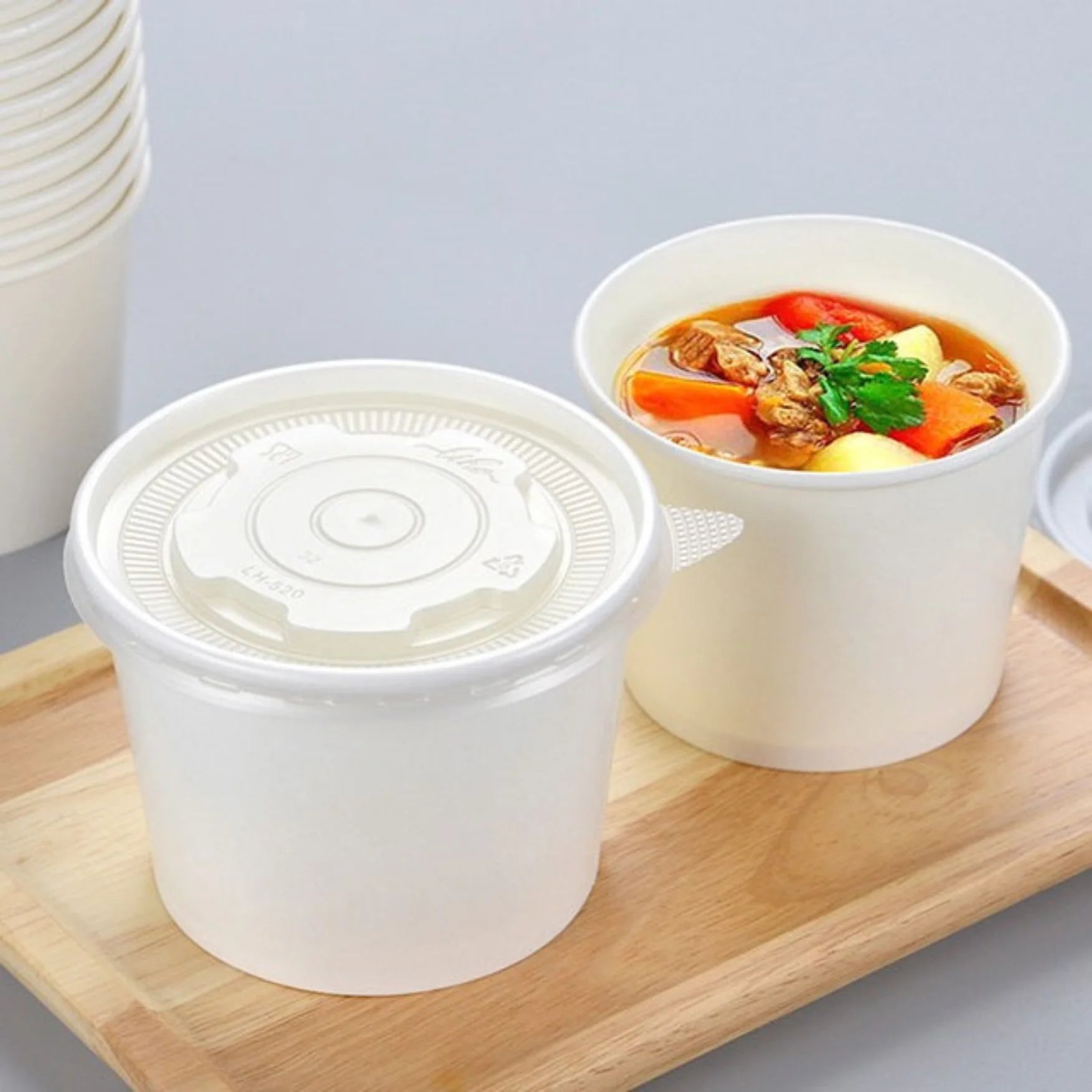 Soup Bowls and lids