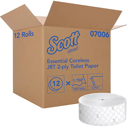 Scott Coreless Bath Tissue - 12 rolls x 2 ply (regular price: $105)